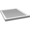 Ekena Millwork Vertical Surface Mount PVC Gable Vent: Functional, w/ 2"W x 2"P Brickmould Sill Frame, 26"W x 32"H GVPVE26X3203SF - alternate 3